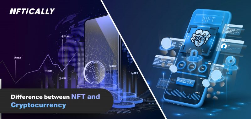 Difference between NFT and Cryptocurrency